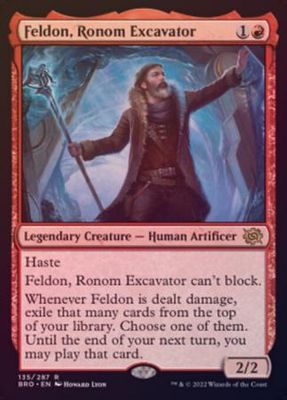 Feldon, Ronom Excavator 135/287 - Foil The Brothers&#39; War Foil Singles