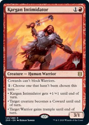 Kargan Intimidator - Promo Pack: Zendikar Rising (Español) Promo Pack: Zendikar Rising