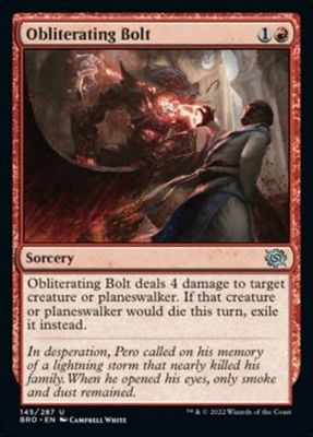 Obliterating Bolt 145/287 The Brothers&#39; War Singles