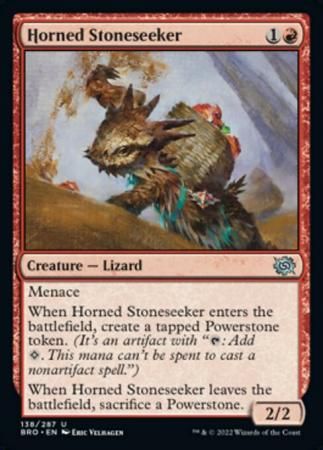 Horned Stoneseeker 138/287 The Brothers&#39; War Singles