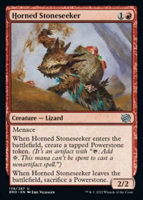 Horned Stoneseeker 138/287 The Brothers&#39; War Singles