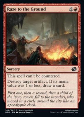 Raze to the Ground 149/287 - The Brothers&#39; War Singles