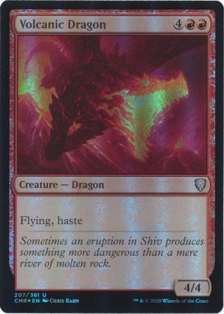 Volcanic Dragon 207/361 - Foil Commander Legends Foil Singles