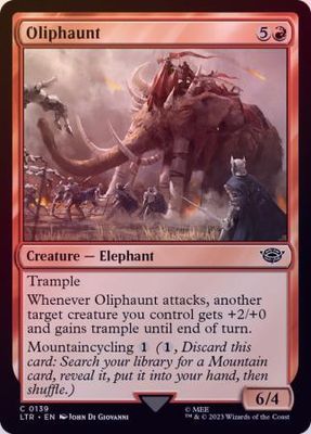 Oliphaunt 0139 - Foil The Lord of the Rings: Tales of Middle-Earth Foil Singles
