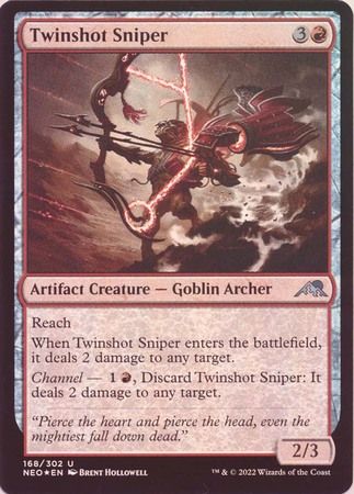 Twinshot Sniper 168/302 - Foil Kamigawa Neon Dynasty Foil Singles