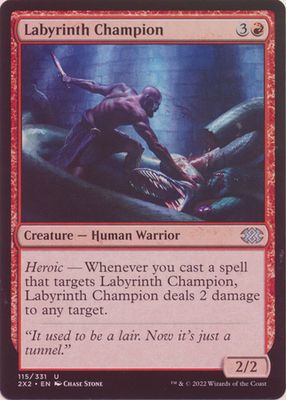 Labyrinth Champion 115/331 - Foil Double Masters 2022 Foil Singles