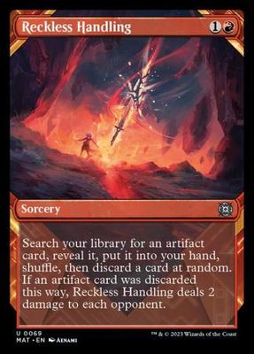 Reckless Handling 0069 Showcase MOM: The Aftermath Collector Booster Singles