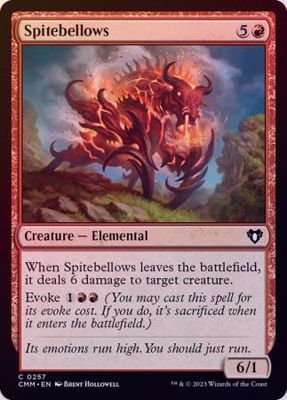Spitebellows 0257 - Foil Commander Masters Foil Singles