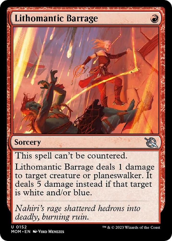 Lithomantic Barrage - March of the Machine (MOM) March of the Machine