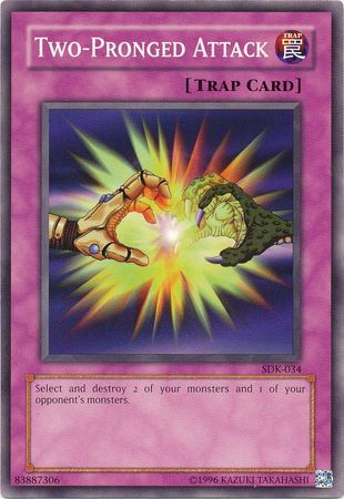Two-Pronged Attack - SDK-034 - Common Unlimited Starter Deck: Kaiba [SDK] Unlimited Singles