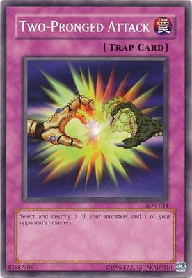 Two-Pronged Attack - SDK-034 - Common Unlimited Starter Deck: Kaiba [SDK] Unlimited Singles