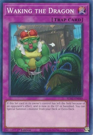 Waking the Dragon - SDAZ-EN040 - Common 1st Edition Structure Deck: Albaz Strike 1st Edition Singles