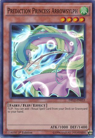 Prediction Princess Arrowsylph - DRL2-EN033 - Super Rare 1st Edition Dragons of Legend 2 1st Edition Singles