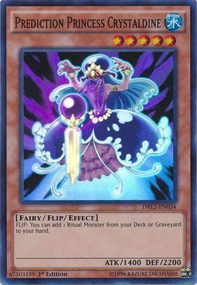 Prediction Princess Crystaldine - DRL2-EN034 - Super Rare 1st Edition Dragons of Legend 2 1st Edition Singles