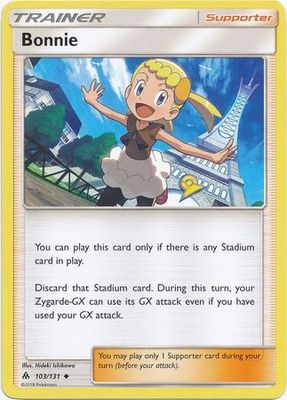 Bonnie - 103/131 - Uncommon Sun &amp; Moon: Forbidden Light Singles