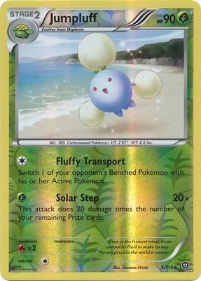 Jumpluff - 5/114 - Rare Reverse Holo XY: Steam Siege Reverse Holo Singles