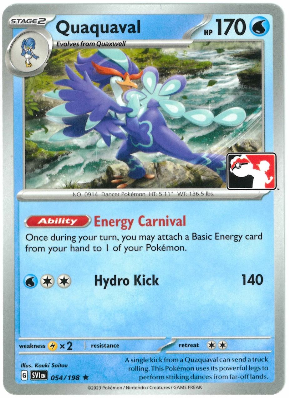 Quaquaval - 054/198 - Rare Theme Deck Exclusive Pokemon Theme Deck Exclusives -League- (Español)