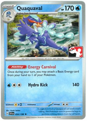Quaquaval - 054/198 - Rare Theme Deck Exclusive Pokemon Theme Deck Exclusives -League- (Español)