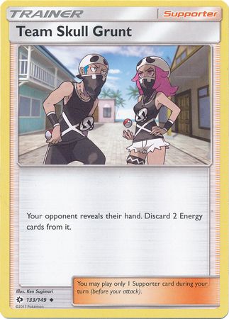 Team Skull Grunt - 133/149 - Uncommon Sun &amp; Moon (Base Set) Singles