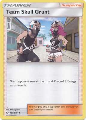 Team Skull Grunt - 133/149 - Uncommon Sun &amp; Moon (Base Set) Singles