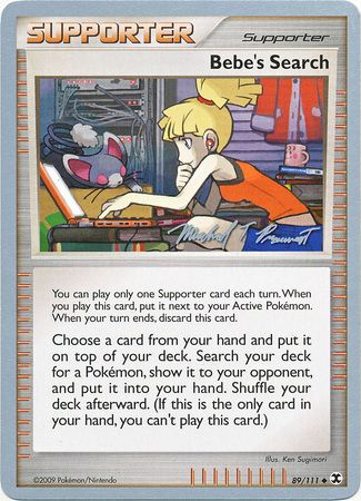 Bebe&#39;s Search - 89/111 - Michael Pramawat 2010 World Championship Card World Championship 2010 Singles