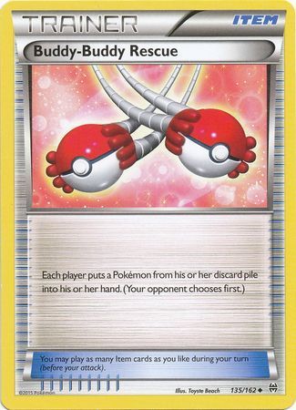 Buddy-Buddy Rescue - 135/162 - Uncommon XY: Breakthrough Singles