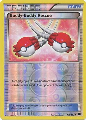 Buddy-Buddy Rescue - 135/162 - Uncommon Reverse Holo XY: Breakthrough Reverse Holo Singles