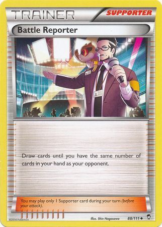 Battle Reporter - 88/111 - Uncommon XY: Furious Fists Singles