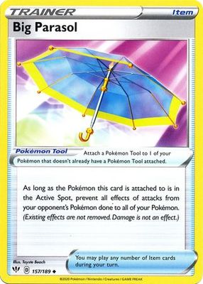 Big Parasol - 157/189 - Uncommon Sword &amp; Shield: Darkness Ablaze Singles (Español)