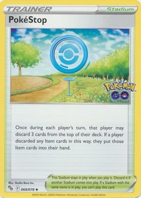 PokeStop - 068/078 - Uncommon Pokemon Go Singles