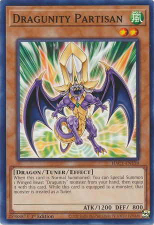 GA Dragunity Partisan - HAC1-EN159 - Common 1st Edition Hidden Arsenal: Chapter 1 1st Edition Singles