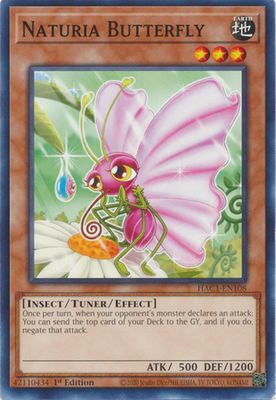 GA Naturia Butterfly - HAC1-EN108 - Common 1st Edition Hidden Arsenal: Chapter 1 1st Edition Singles