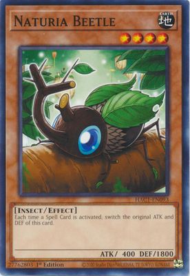 GA Naturia Beetle - HAC1-EN093 - Common 1st Edition Hidden Arsenal: Chapter 1 1st Edition Singles