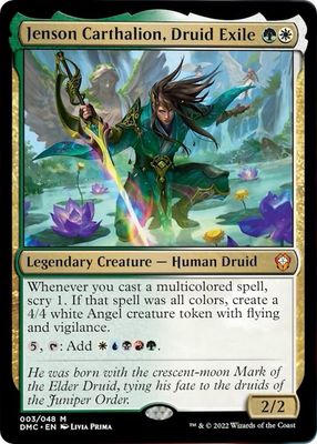 GA Jenson Carthalion, Druid Exile - Commander: Dominaria United (DMC) Commander: Dominaria United