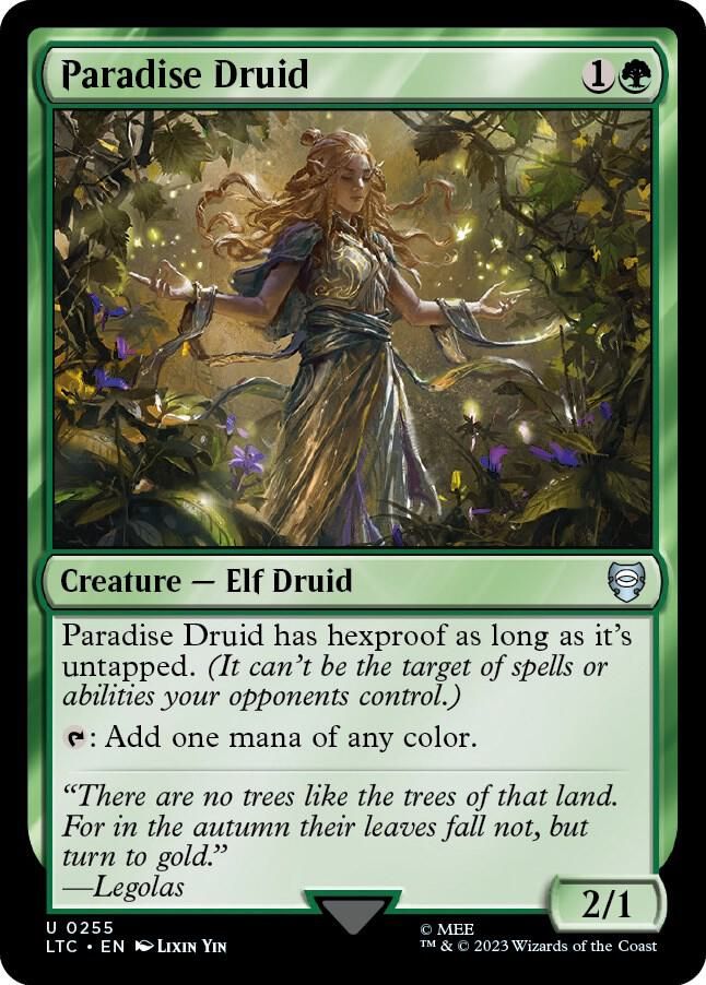 GA Paradise Druid - Commander: The Lord of the Rings: Tales of Middle-earth (LTC) Commander: The Lord of the Rings: Tales of Middle-earth