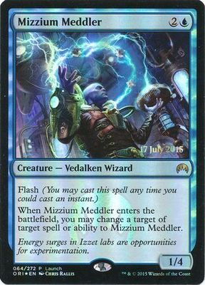 Mizzium Meddler - ORI Launch Promo Magic: The Gathering Promo Cards (Español)