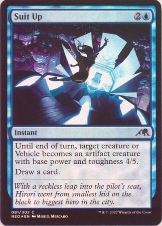 Suit Up 081/302 - Foil Kamigawa Neon Dynasty Foil Singles