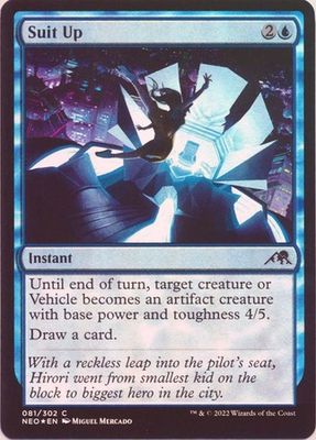 Suit Up 081/302 - Foil Kamigawa Neon Dynasty Foil Singles