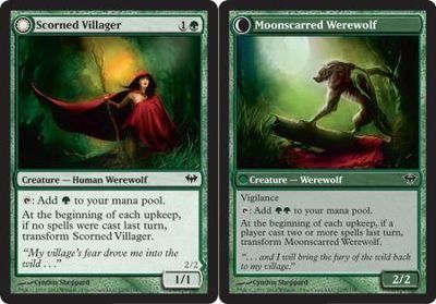 Scorned Villager | Moonscarred Werewolf 125b/158 - Dark Ascension Singles