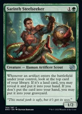 Sarinth Steelseeker 189/287 - The Brothers&#39; War Singles