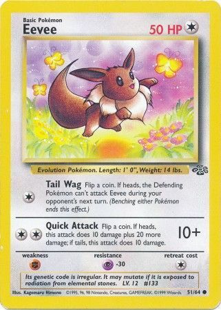 SH Eevee - 51/64 - Common Unlimited Jungle Unlimited Singles