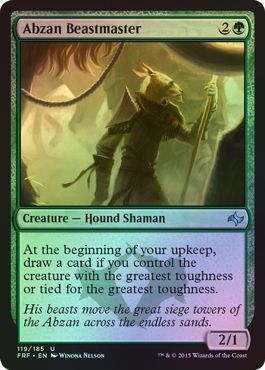 Abzan Beastmaster 119/185 - Foil Fate Reforged Foil Singles