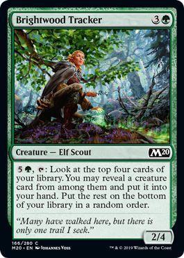 Brightwood Tracker 166/280 Magic 2020 (M20) Singles (Español)