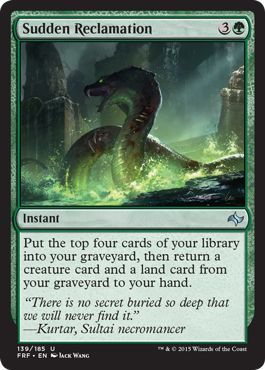Sudden Reclamation 139/185 - Fate Reforged Singles