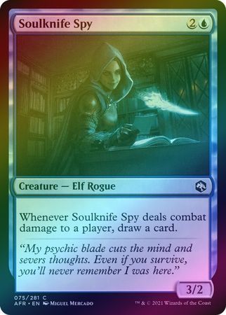Soulknife Spy 075/281 - Foil Adventures in the Forgotten Realms Foil Singles