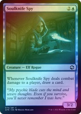 Soulknife Spy 075/281 - Foil Adventures in the Forgotten Realms Foil Singles
