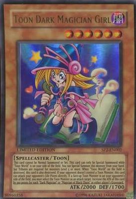 SH Toon Dark Magician Girl - SP2-EN002 - Ultra Rare Yu-Gi-Oh! Promo Cards *Danado*