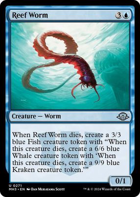 Reef Worm - Modern Horizons 3 (MH3) Modern Horizons 3