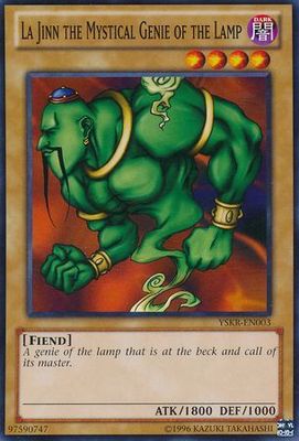 GA La Jinn the Mystical Genie of the Lamp - YSKR-EN003 - Common Unlimited Starter Deck: Kaiba Reloaded Unlimited Singles