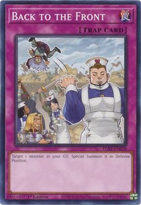 GA Back to the Front - EGS1-EN038 - Common 1st Edition Egyptian God Deck: Silfer the Sky Dragon 1st Edition Singles